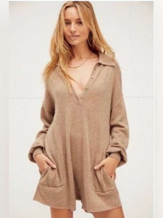 Free People Pants - NWOT FP Beach Wool Blend The Luxe Picnic Sweater Romper